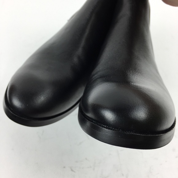 New Cole Haan Boots Landsman Black Leather Chelsea - Picture 7 of 8